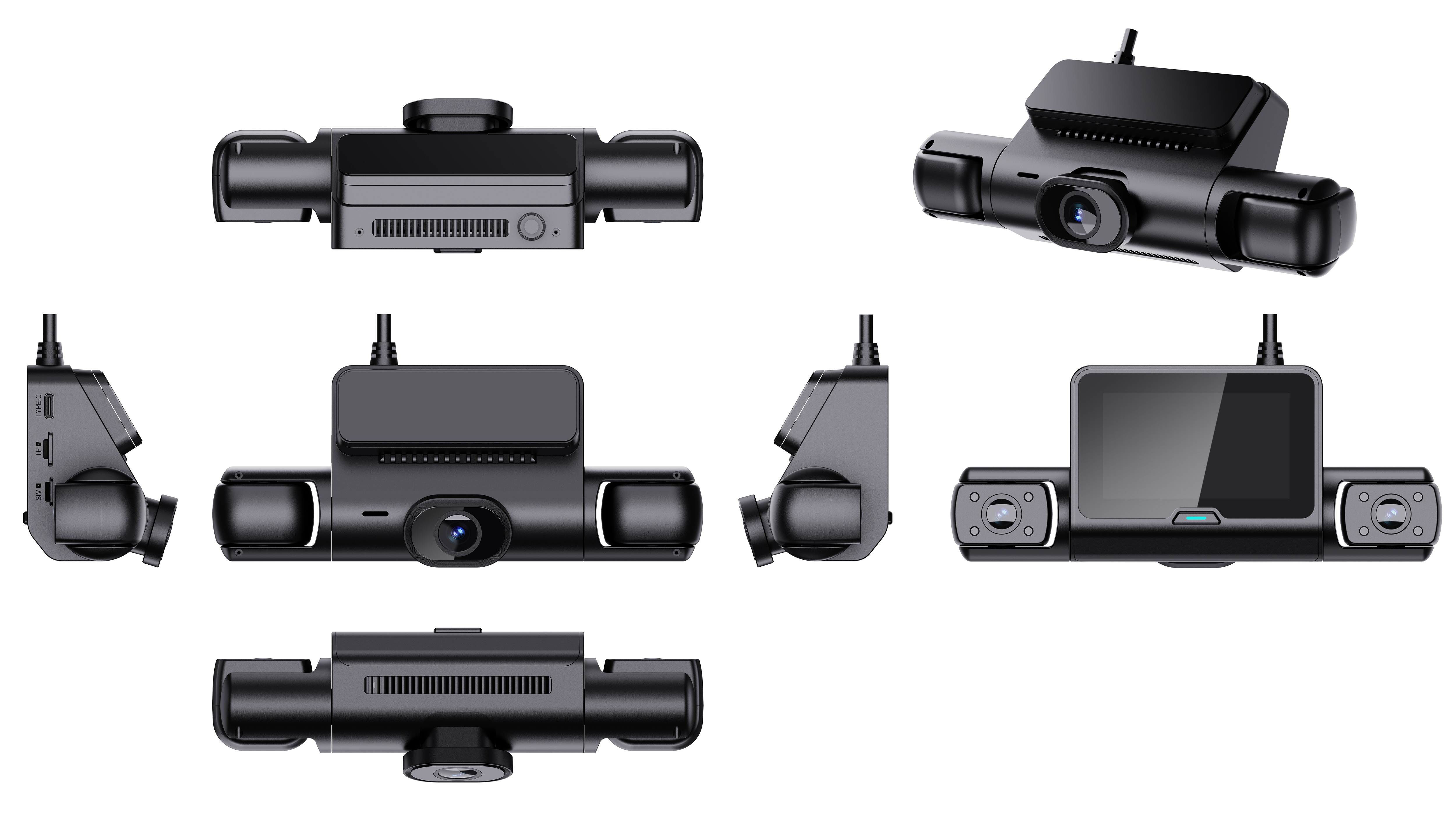 StarVideo iSV-T5Pro 4G Dash Cam - 3-Channel 4K Sony Sensor Remote Monitoring