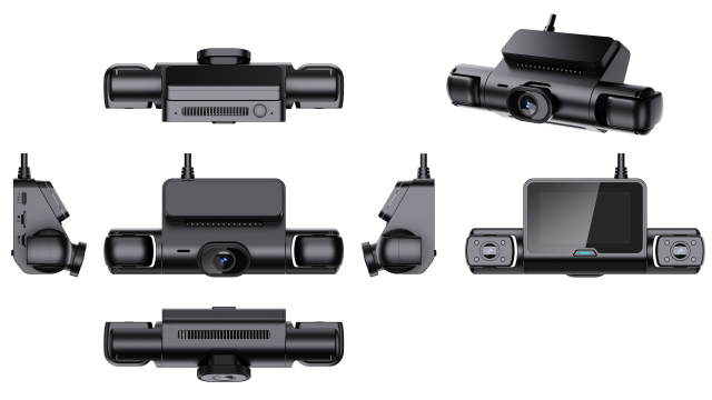 StarVideo iSV-T5Pro 4G Dash Cam - 3-Channel 4K Sony Sensor Remote Monitoring