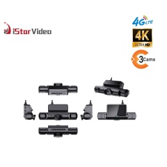 StarVideo iSV-T5Pro 4G Dash Cam - 3-Channel 4K Sony Sensor Remote Monitoring