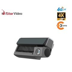 iSV-T3Plus  3''IPS Touch Screen,3 Channel Dashcam, 4G LTE+True 4K SONY IMX415 Sensor, Remote Live-View, 24/7 Parking Mode