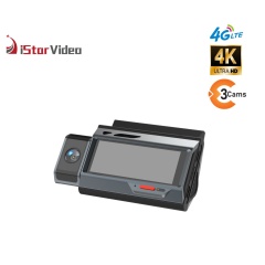 iStarVideo iSV-T8 Plus 4G Dash Cam - 4K UHD Three Cameras with Sony Sensor
