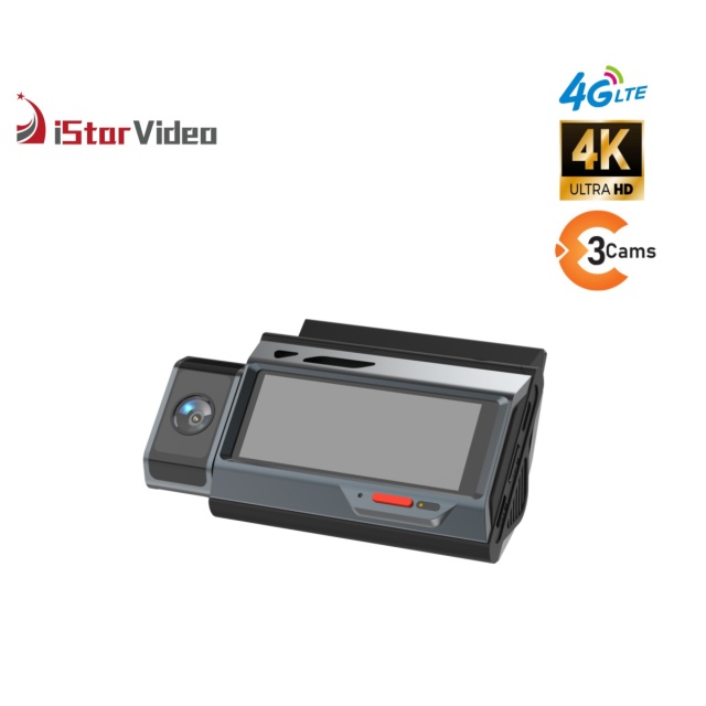 iStarVideo iSV-T8 Plus 4G Dash Cam - 4K UHD Three Cameras with Sony Sensor