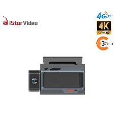 iStarVideo iSV-T8 Plus 4G Dash Cam - 4K UHD Three Cameras with Sony Sensor