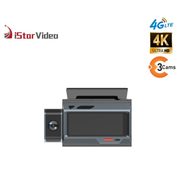 iStarVideo iSV-T8 Plus 4G Dash Cam - 4K UHD Three Cameras with Sony Sensor