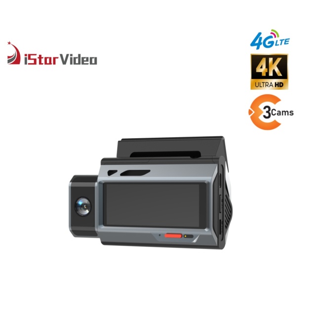 iStarVideo iSV-T8 Plus 4G Dash Cam - 4K UHD Three Cameras with Sony Sensor