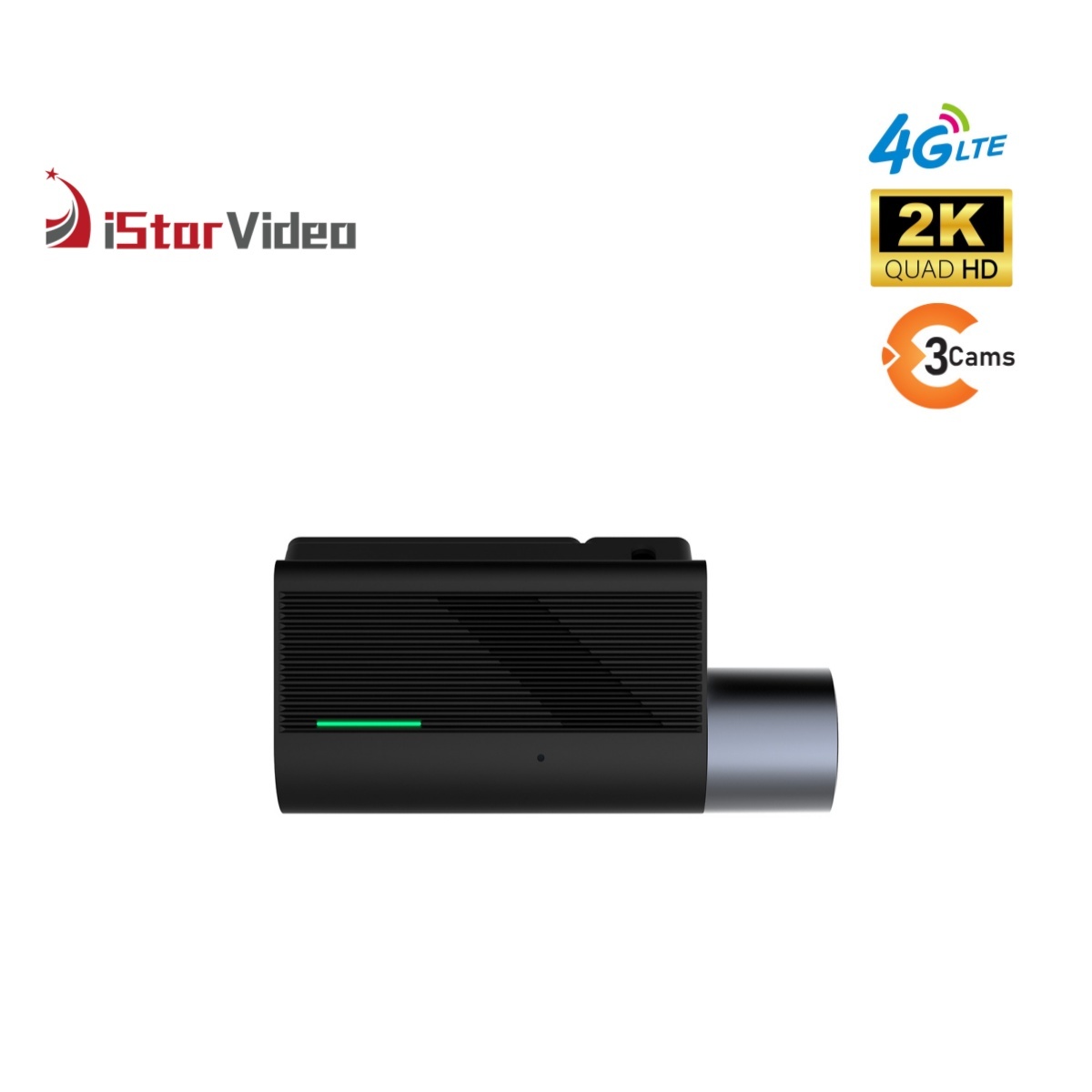 iStarVideo iSV-F7 4G Dash Cam - 2K+1080P+1080P Three Cams DVR