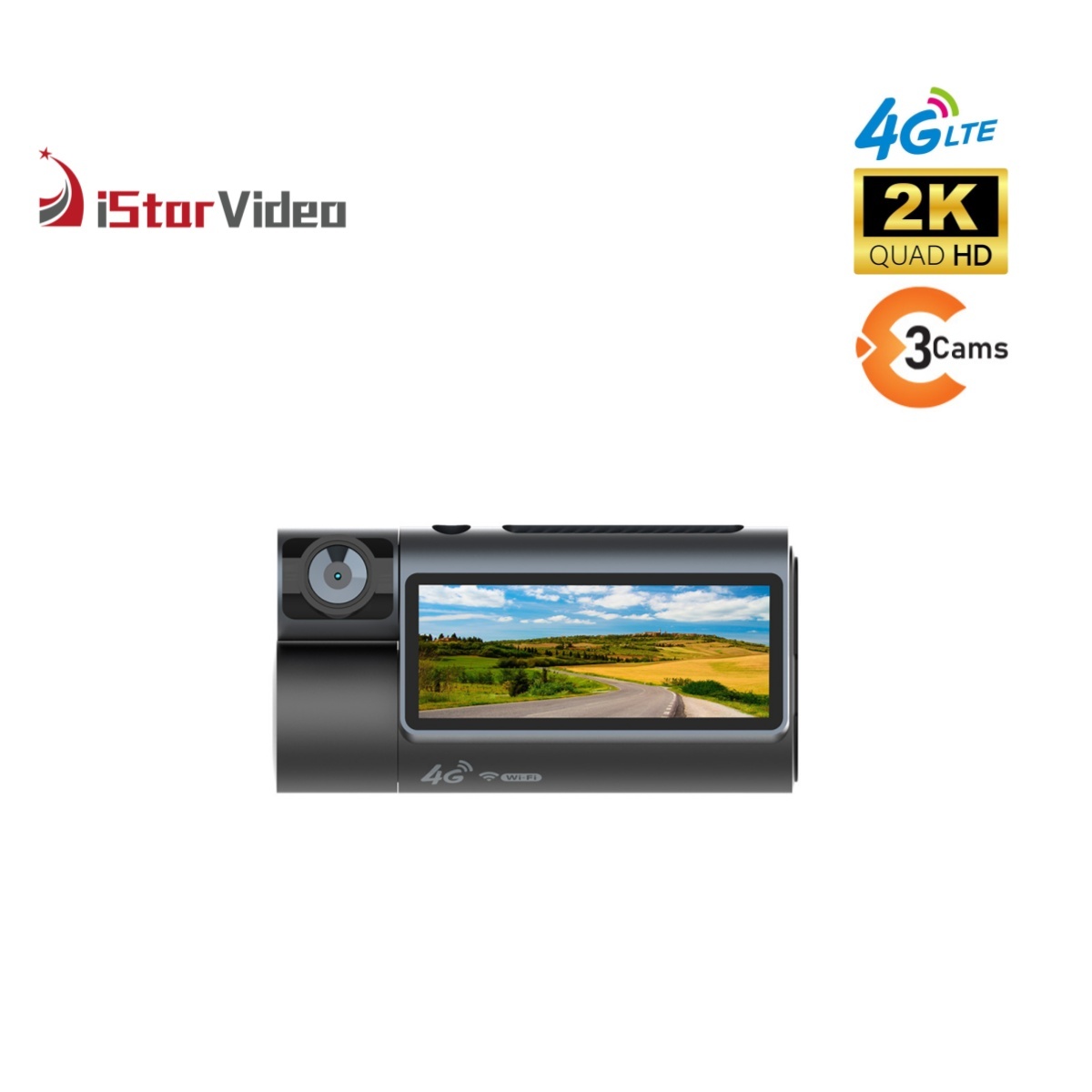 iStarVideo iSV-F12Plus 4G Cloud Touch Dash Cam
