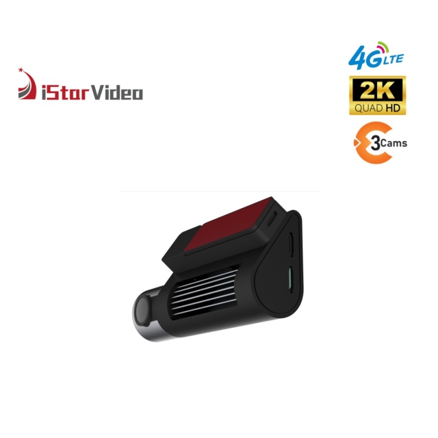 iStarVideo iSV-F7 4G Dash Cam - 2K+1080P+1080P Three Cams DVR