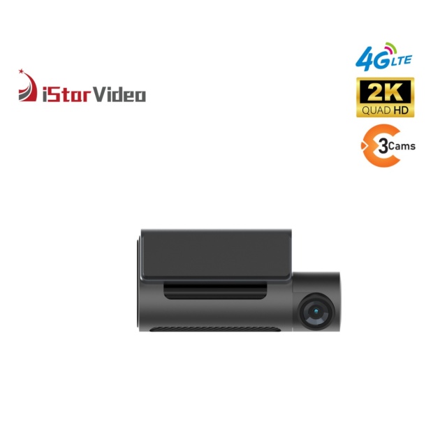 iSV-F10Plus 4G 3-Channel 2K Dash Cam with 3.18” IPS Touch Screen, Cloud GPS & Remote Live Monitoring