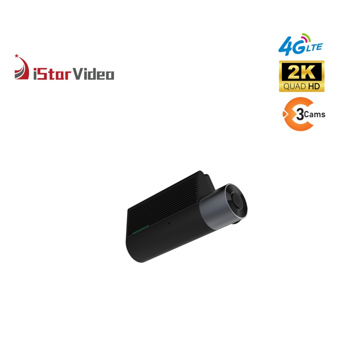 iStarVideo iSV-F7 4G Dash Cam - 2K+1080P+1080P Three Cams DVR