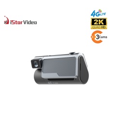 iStarVideo iSV-F12 4G Cloud Dash Cam - 2K+1080P+1080P 3-Lens DVR