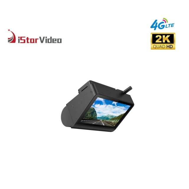 iSV-D5Plus 4G Dash Cam, True 2K+Full HD Car DVR, 3” IPS Touch Screen,Built-in Wi-Fi, GPS, WDR, 24H Parking Mode
