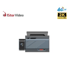 iSV-D8 4G 2K 2CH Dash Camera with Screen GPS Remote Live View Dual Channel Recording