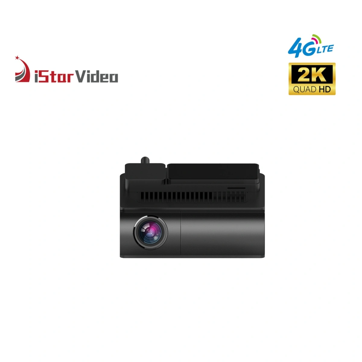 iSV-D5 4G dual-channel dash cam with road and cabin camera views