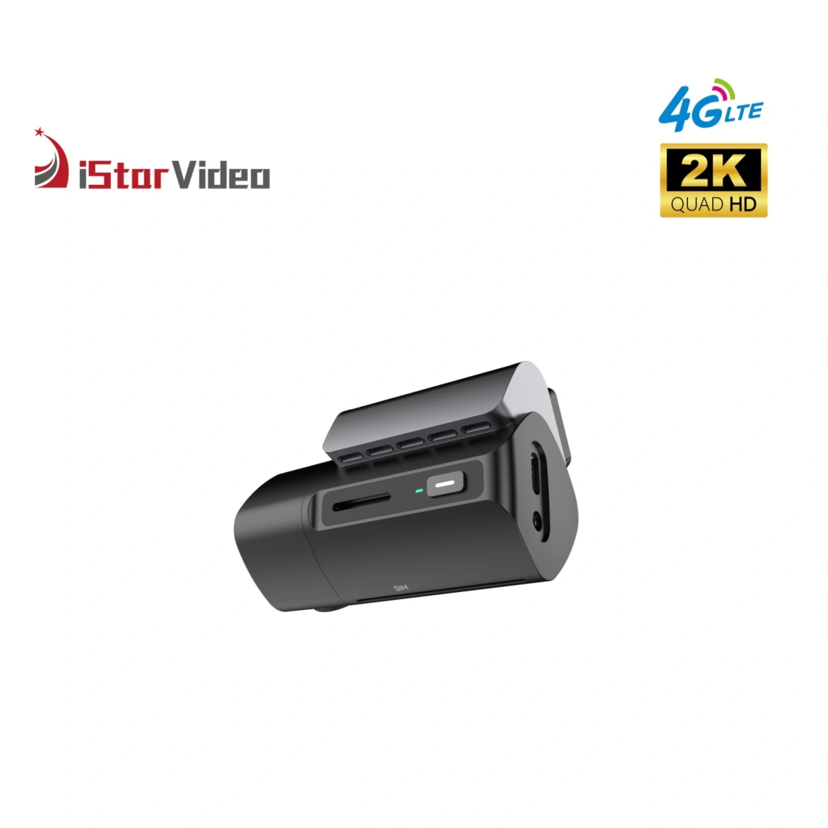 iSV-M1 4G Dual Lens Dash Cam 2K Front 1080P Rear GPS Remote Monitoring Two-Way Talking