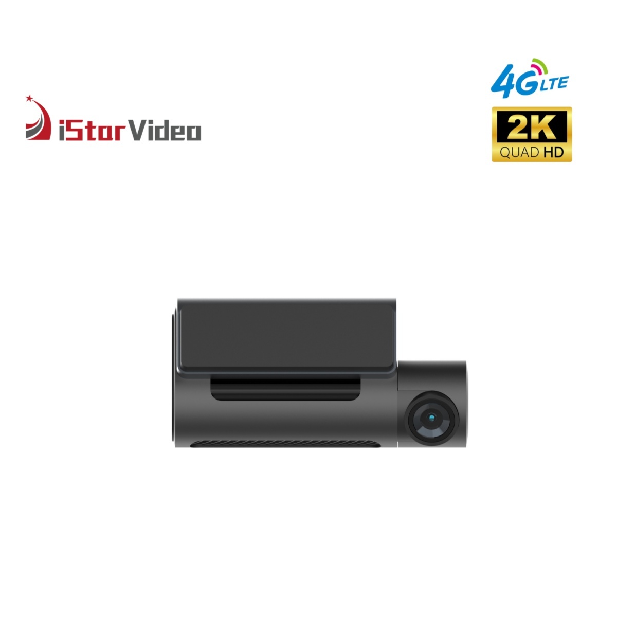 iSV-D10 4G Dash Cam, True 2K+Full HD Car DVR, Max 512GB Card, Built-in Wi-Fi, Super IR Night Vision, 24H Parking Mode
