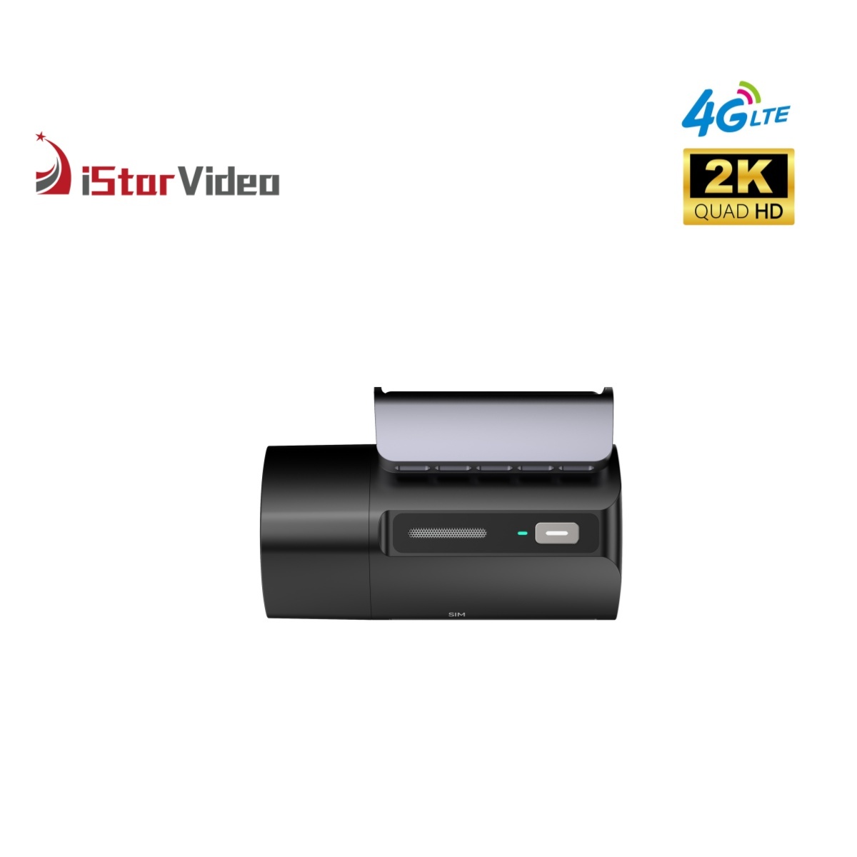 iSV-M1 4G Dual Lens Dash Cam 2K Front 1080P Rear GPS Remote Monitoring Two-Way Talking