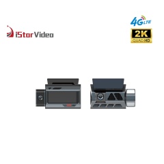 iSV-D8 4G 2K 2CH Dash Camera with Screen GPS Remote Live View Dual Channel Recording