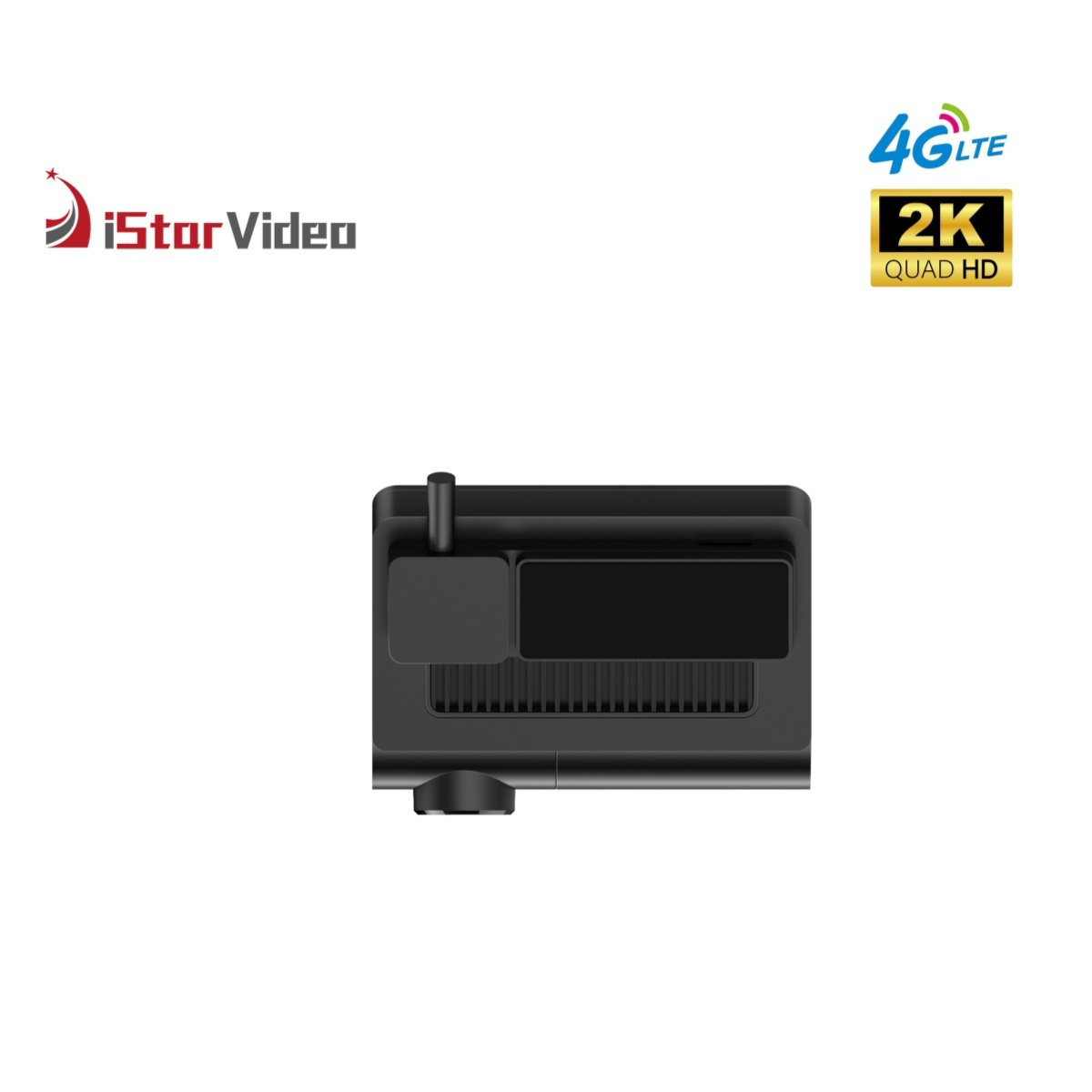 iSV-D5 4G Dash Cam, True 2K+Full HD Car DVR, Max 256GB Card, Built-in Wi-Fi, Super IR Night Vision, GPS, WDR, 24H Parking Mode
