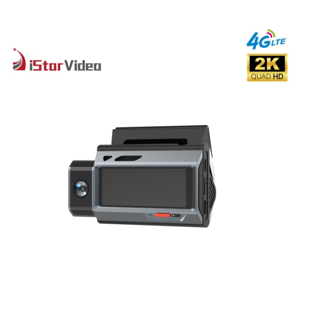 iSV-D8 4G+2K 2CH Car DVR Camera with Screen, GPS Tracking Alarm Function