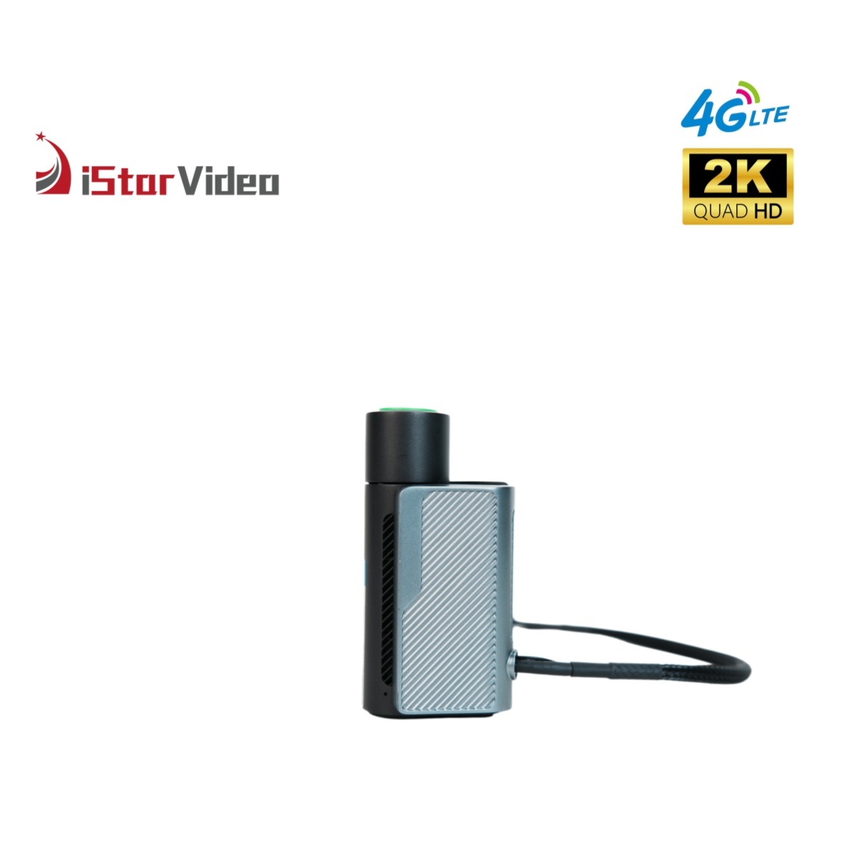 iSV-D10 4G Dash Cam, True 2K+Full HD Car DVR, Max 512GB Card, Built-in Wi-Fi, Super IR Night Vision, 24H Parking Mode