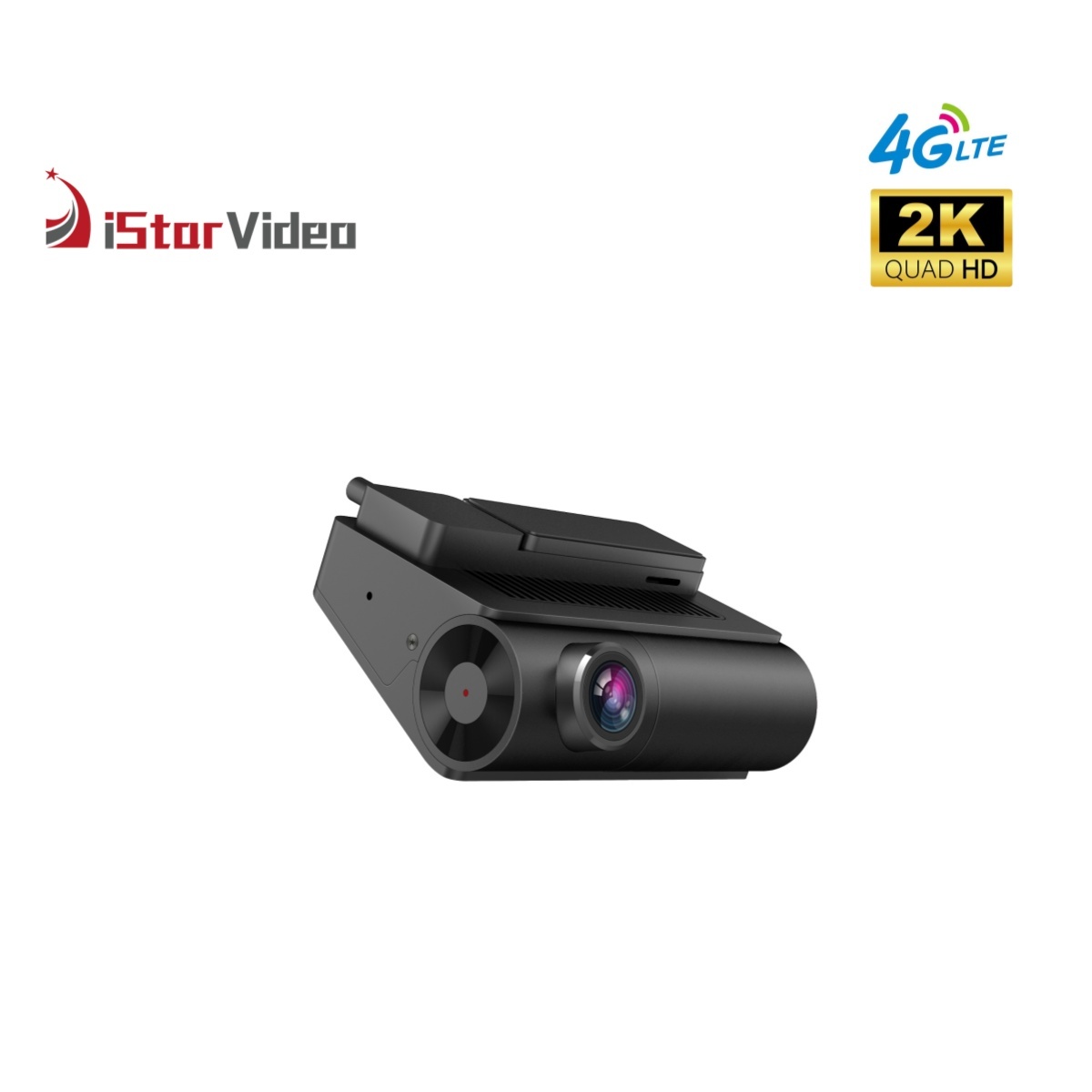 iSV-D5Plus 4G Dash Cam, True 2K+Full HD Car DVR, 3” IPS Touch Screen,Built-in Wi-Fi, GPS, WDR, 24H Parking Mode