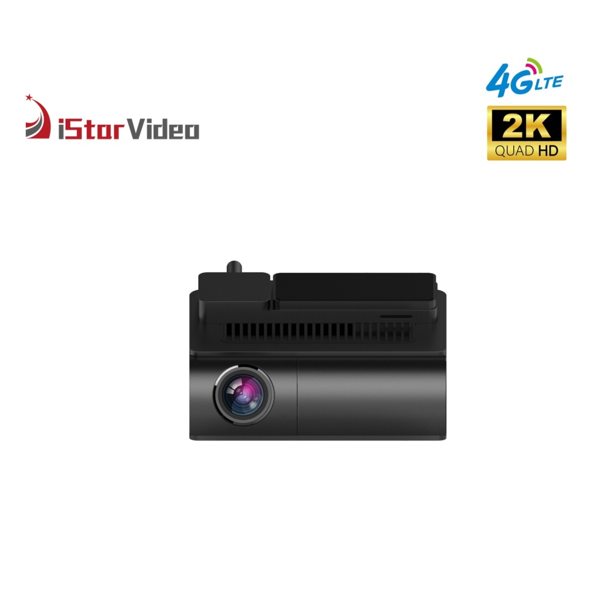 iSV-D5Plus 4G Dash Cam, True 2K+Full HD Car DVR, 3” IPS Touch Screen,Built-in Wi-Fi, GPS, WDR, 24H Parking Mode