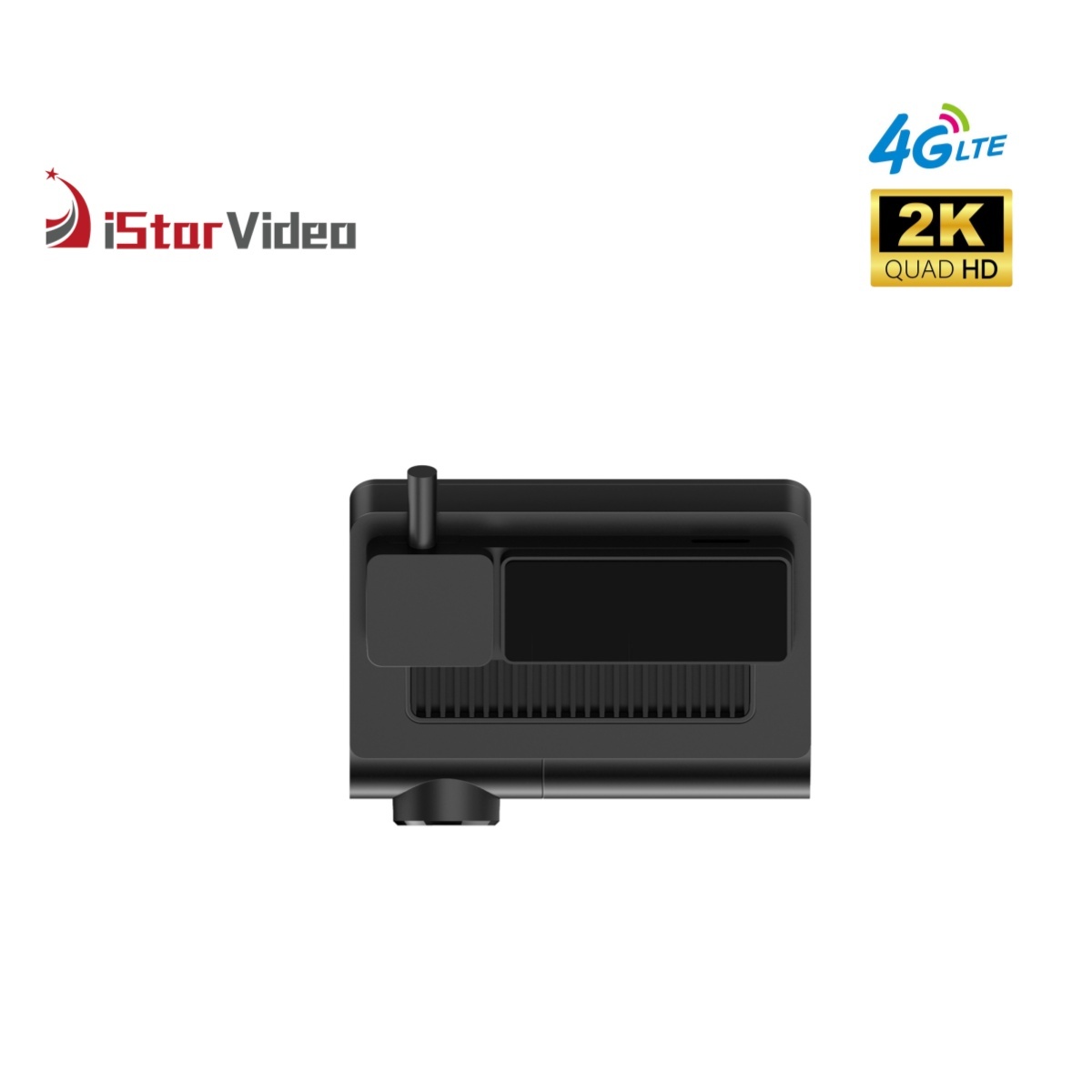 iSV-D5Plus 4G Dash Cam, True 2K+Full HD Car DVR, 3” IPS Touch Screen,Built-in Wi-Fi, GPS, WDR, 24H Parking Mode
