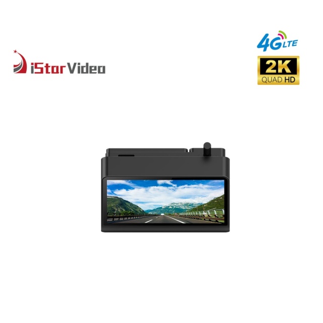 iSV-D5Plus 4G Dash Cam, True 2K+Full HD Car DVR, 3” IPS Touch Screen,Built-in Wi-Fi, GPS, WDR, 24H Parking Mode