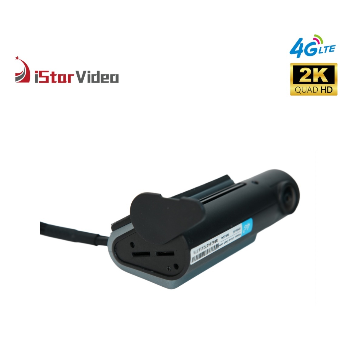 iSV-D10 4G Dash Cam, True 2K+Full HD Car DVR, Max 512GB Card, Built-in Wi-Fi, Super IR Night Vision, 24H Parking Mode