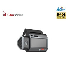 iSV-D8Plus 4G+2K 2CH Car DVR Camera with Screen, GPS Tracking Alarm Function