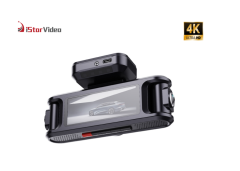 iSV-K4B- Pro 360° View 4‑Channel 4K Dash Cam, 3.0" IPS Display, IR Night Vision, 24H Parking Monitor for Car Truck Commercial Fleet