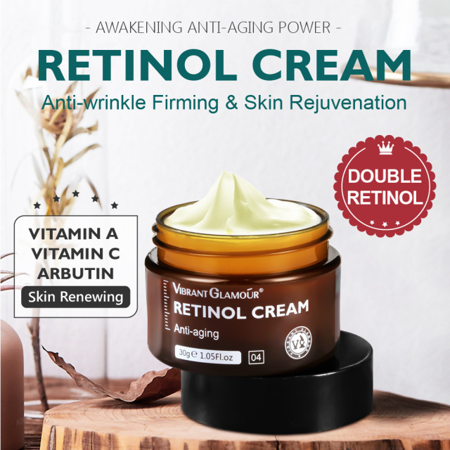 VIBRANT GLAMOUR Retinol face cream 30g Moisturizing&Anti aging&Anti wrinkle face cream Wholesale