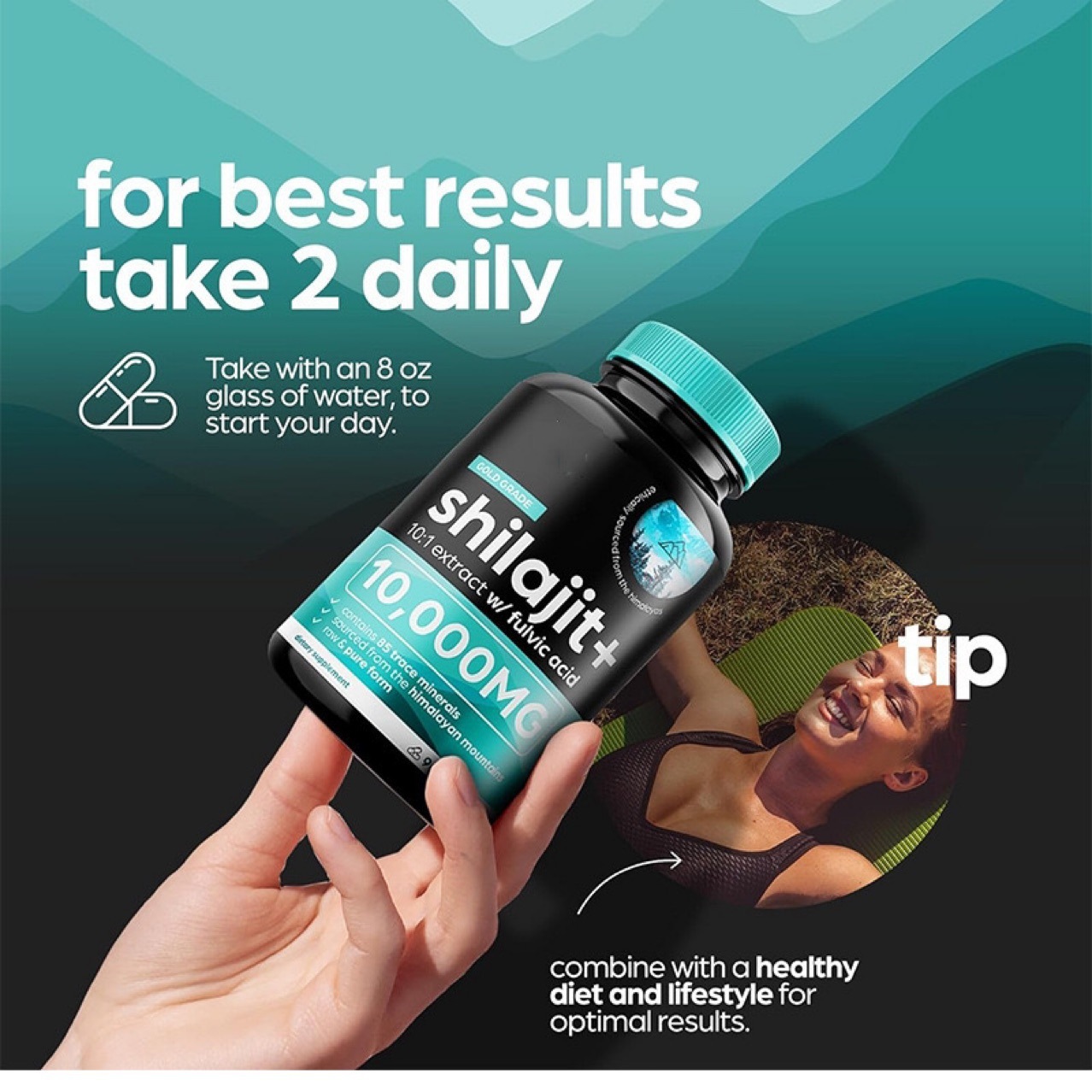 Shilajit Capsule that improve body function and promote metabolism