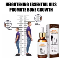 Increase Height Essential Oil Grow Taller Conditioning Body Growth Promote Bone Oils Foot Soothing Oil Herbal Massage Z7R4