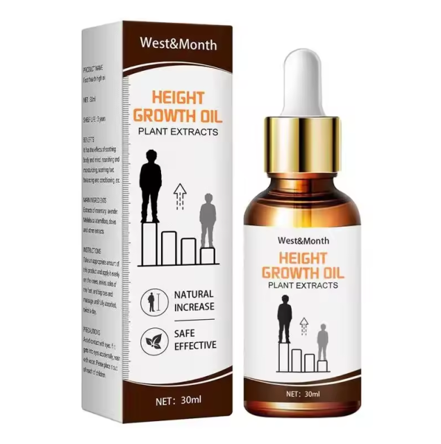 Increase Height Essential Oil Grow Taller Conditioning Body Growth Promote Bone Oils Foot Soothing Oil Herbal Massage Z7R4