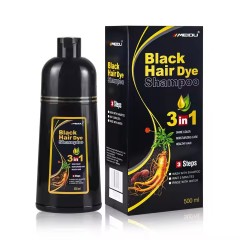 Grass Natural Mido Black Hair Dye Dark Brown Permanent Mido Black Hair Dye shampoo