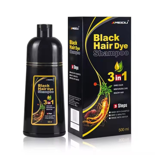 Grass Natural Mido Black Hair Dye Dark Brown Permanent Mido Black Hair Dye shampoo