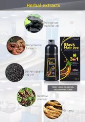 Grass Natural Mido Black Hair Dye Dark Brown Permanent Mido Black Hair Dye shampoo