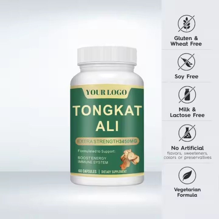 Natural Herbal Tonka Arimaca Root Extract Male Energy Enhanced Support Tribulus Terrestris Capsules