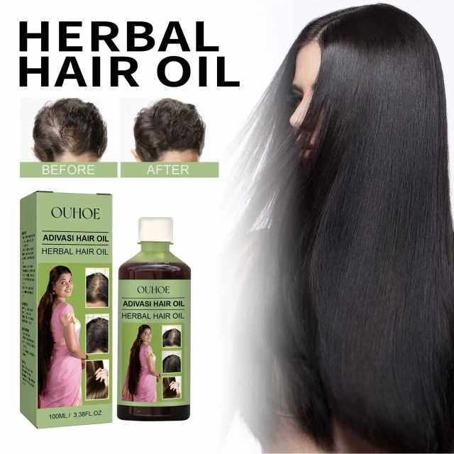 Strong and dense hair prevents strong hair cleansing scalp repair soft hair care oil
