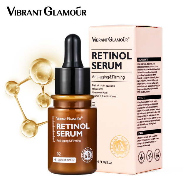 30ml Retinol Facial Serum Anti Wrinkle Fade Dark Spots Moisturizing Whitening Serum Essence Fade Acne Mark Repair Face Skin Care