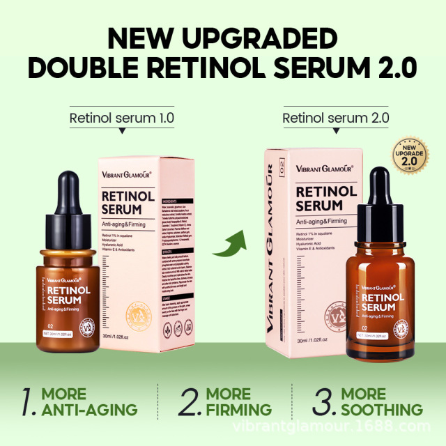 30ml Retinol Facial Serum Anti Wrinkle Fade Dark Spots Moisturizing Whitening Serum Essence Fade Acne Mark Repair Face Skin Care