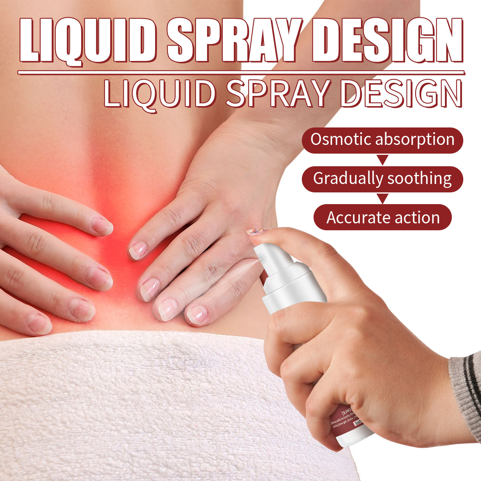 oint Care Spray Lumbar Spine Shoulders Neck Pain Therapy Spray Massage Care Relieve Knees Tendons Discomfort