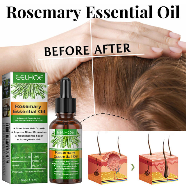 Rosemary Essentiall Oil Hair Growth Products Organic Products Scalp Hair Strengthening Oil For Nourish Shiny Healthy