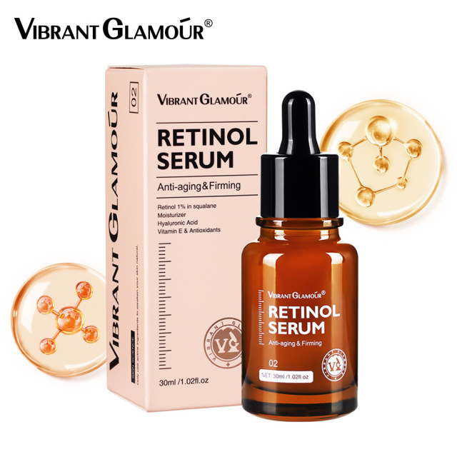 30ml Retinol Facial Serum Anti Wrinkle Fade Dark Spots Moisturizing Whitening Serum Essence Fade Acne Mark Repair Face Skin Care