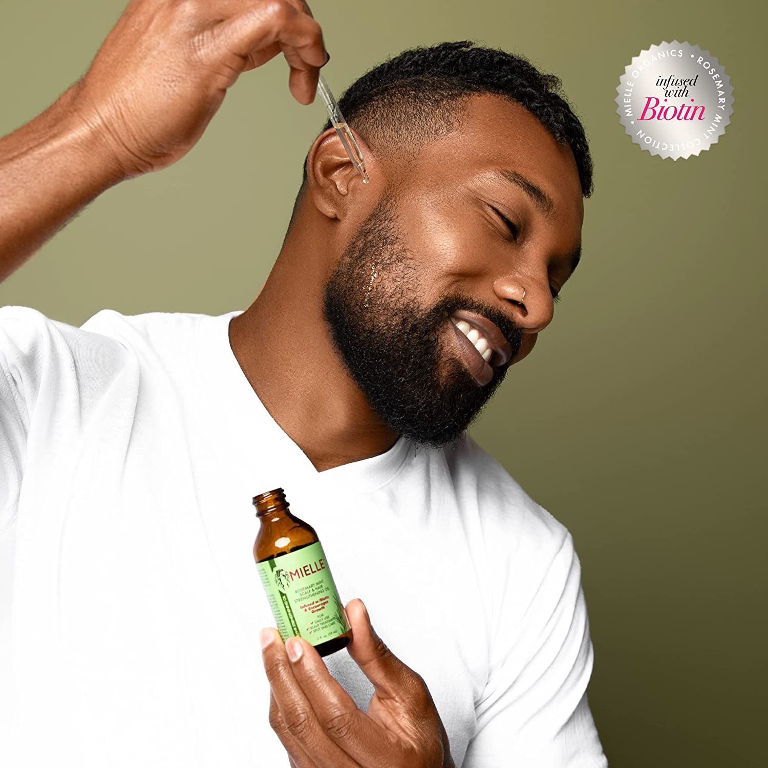 59ml Mielle Rosemary Mint Hair Care Improve Hair Quality Moisturizing Soft Luster Hair Care Nourishing Scalp Care Essential Oil