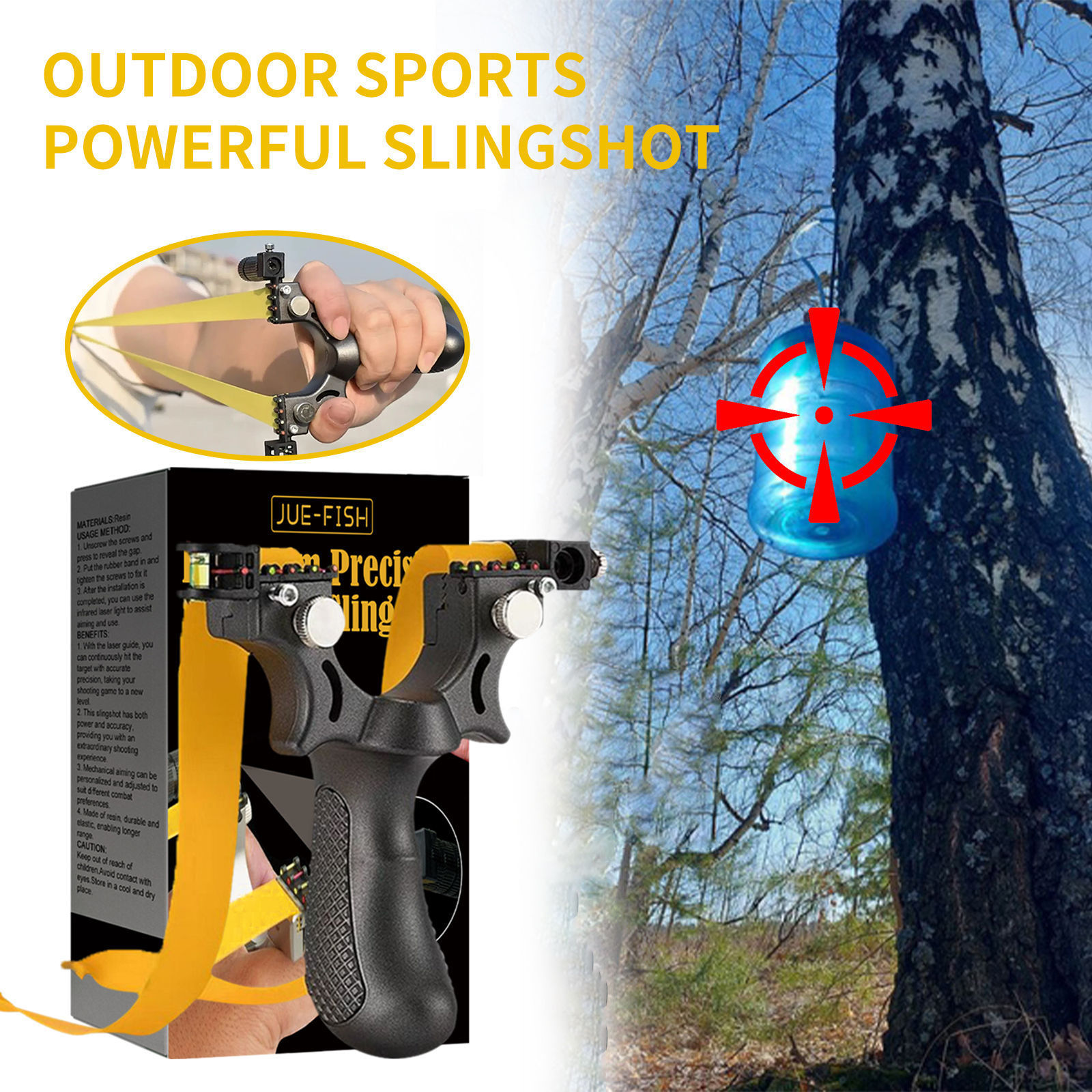 JUE-FISH Laser slingshot