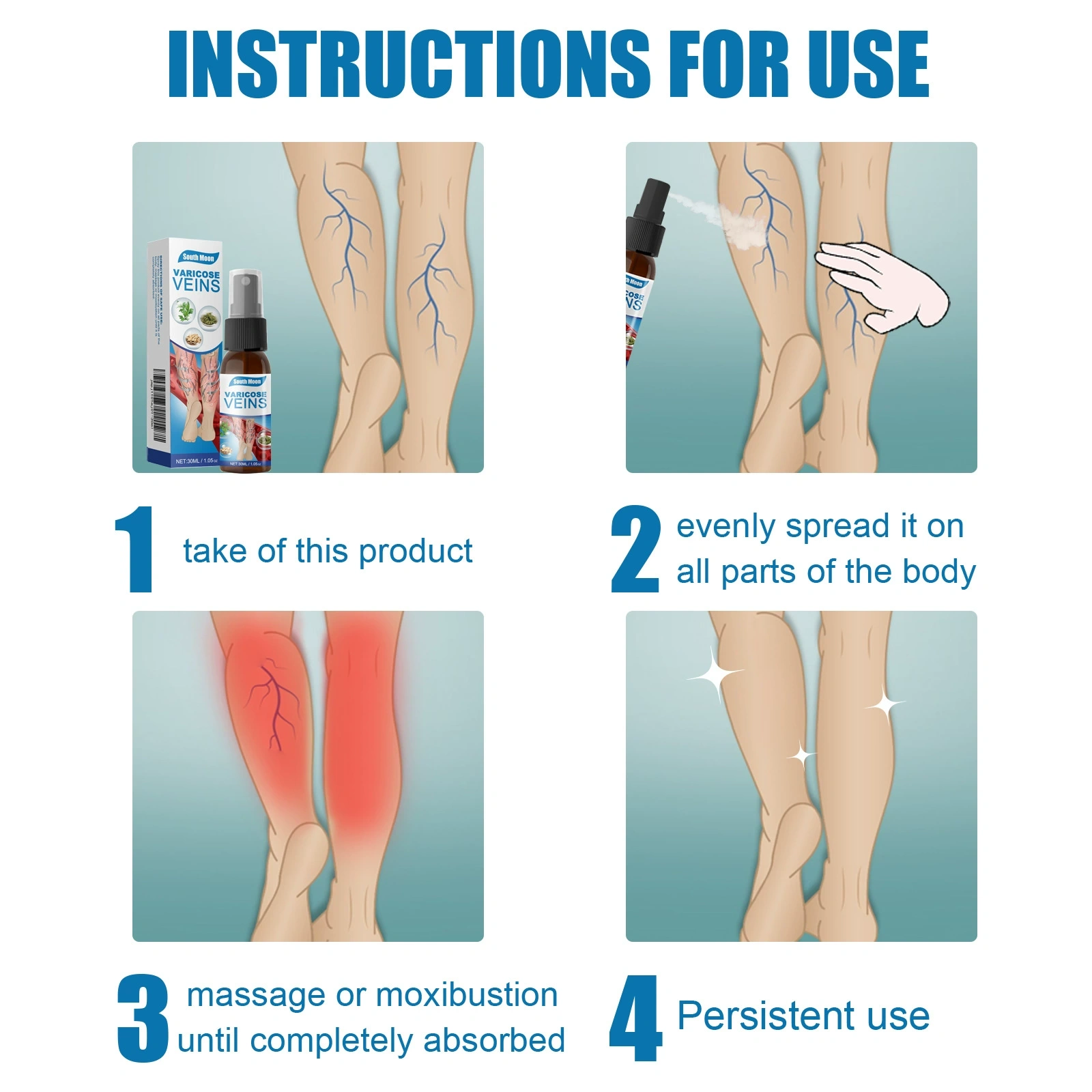 South Moon Leg Care Spray
