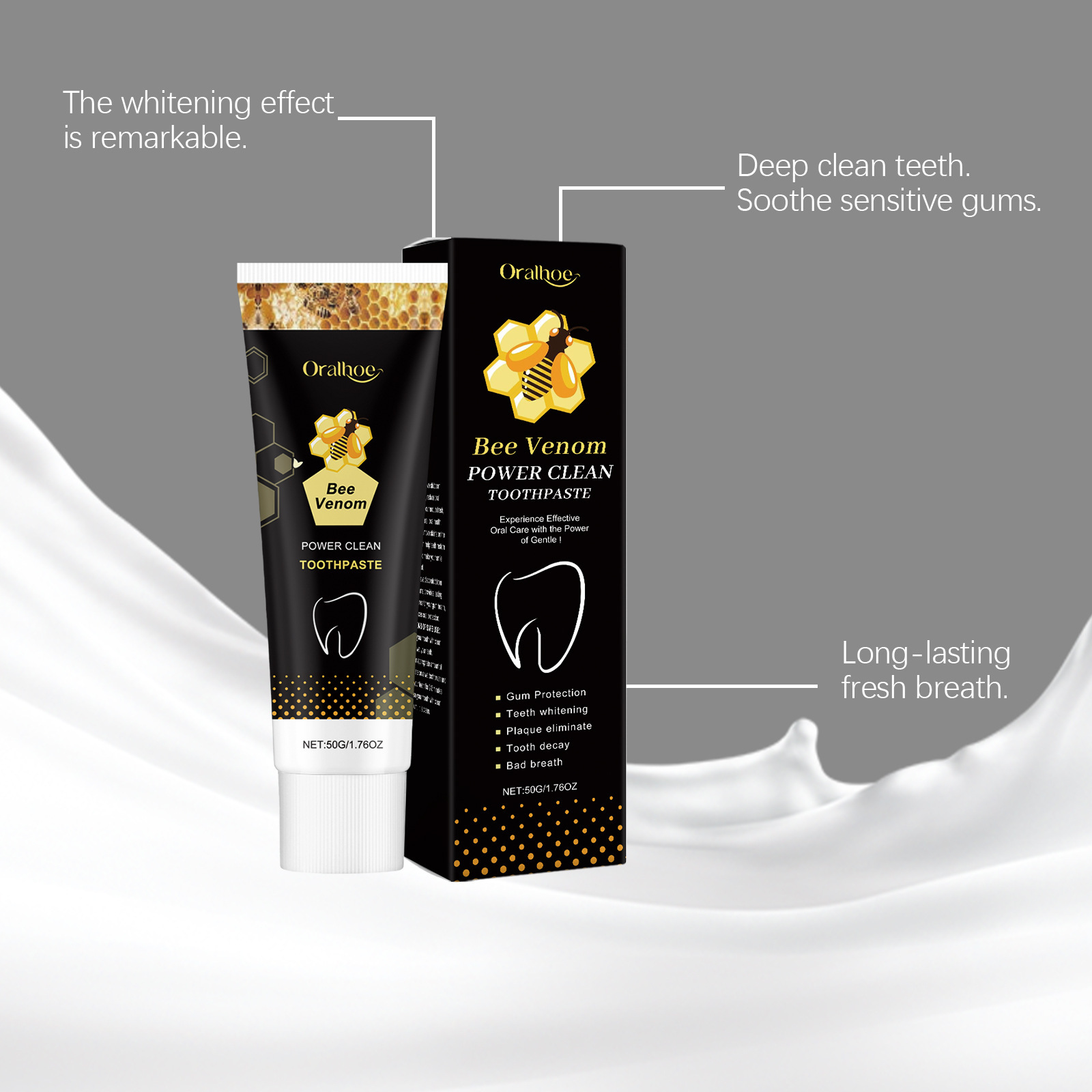 ORALHOE Bee Poison Cleaning Toothpaste